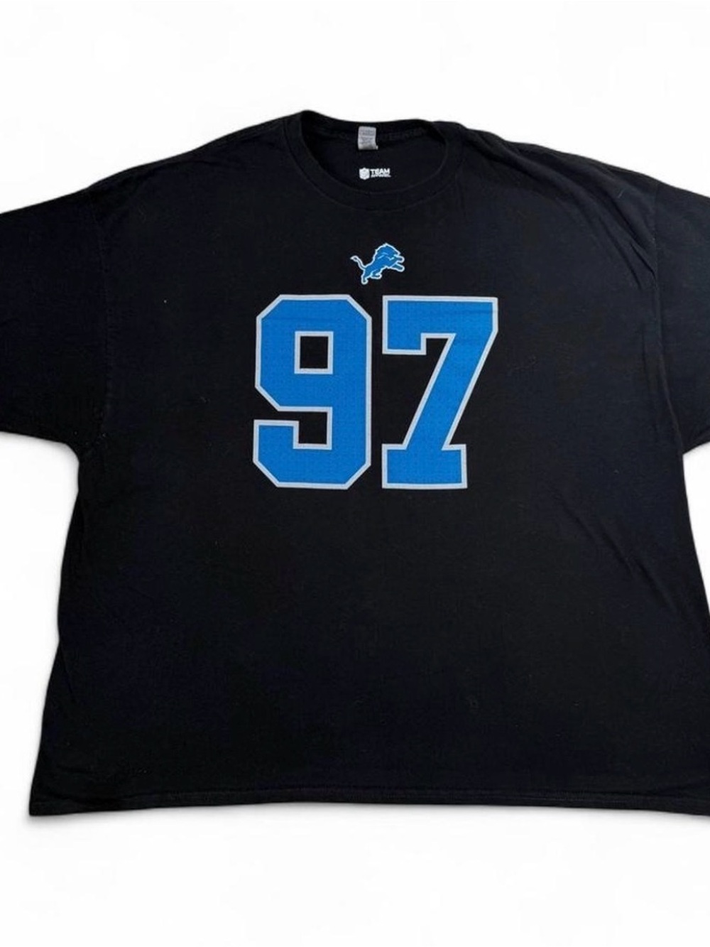 Detroit Lions Aidan Hutchinson #97 NFL black tee 3XL